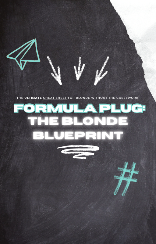 FORMULA PLUG: THE BLONDE BLUEPRINT